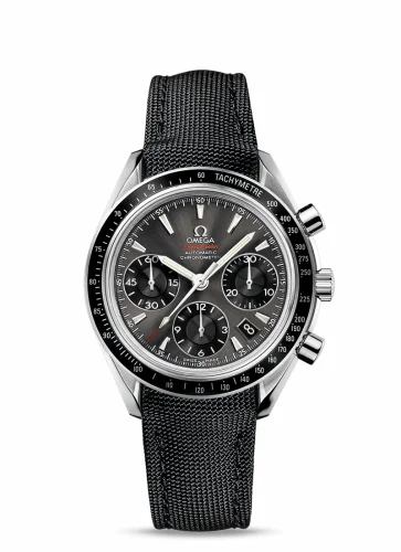 Omega Speedmaster Date 40 Stainless Steel / Grey / Codura 323.32.40.40.06.001 (32332404006001)